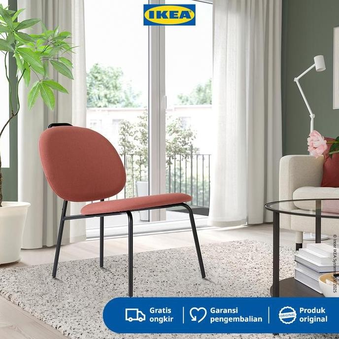 TERMURAH - IKEA GAVLE Kursi Santai Minimalis DISEROD Merah