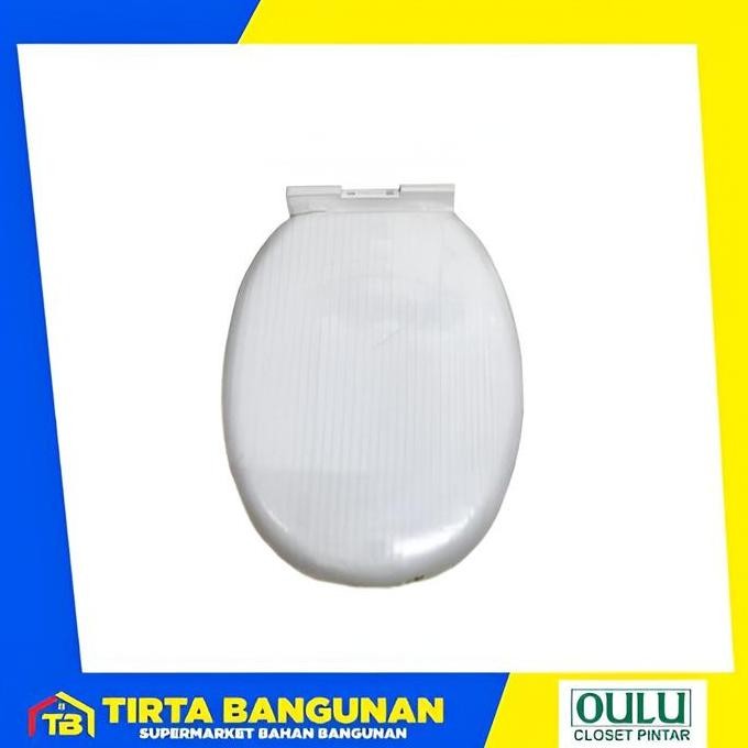 PROMO - OULU C381 / C380 / C420 SEAT COVER / TUTUP KLOSET DUDUK Putih
