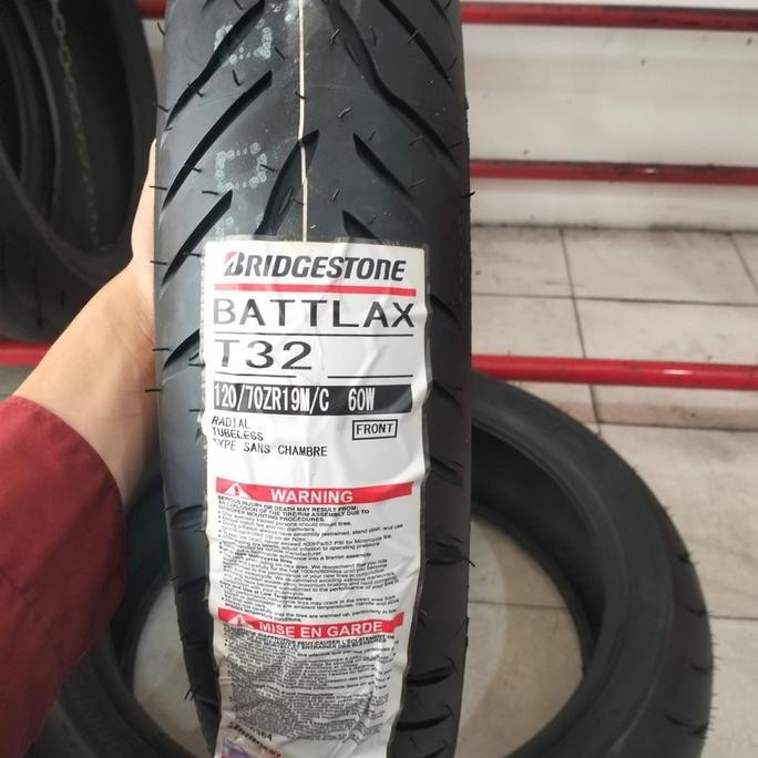 BAN LUAR BRIDGESTONE BATTLAX T31 UKURAN 120/70-19 BATTLAX TUBEL