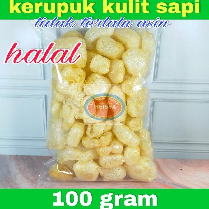 New Kerupuk Kulit Sapi / Kerupuk Jangek / Krecek / Rambak Matang