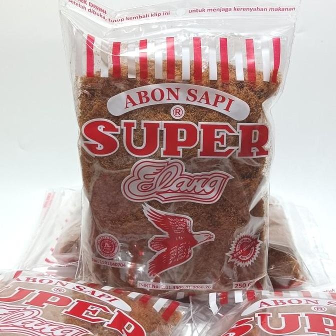 New Abon Sapi Cap Elang Asli Boyolali 250 gram Abon Sapi Super Cap Elang