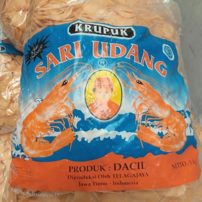 New krupuk sari udang merk dacil Food