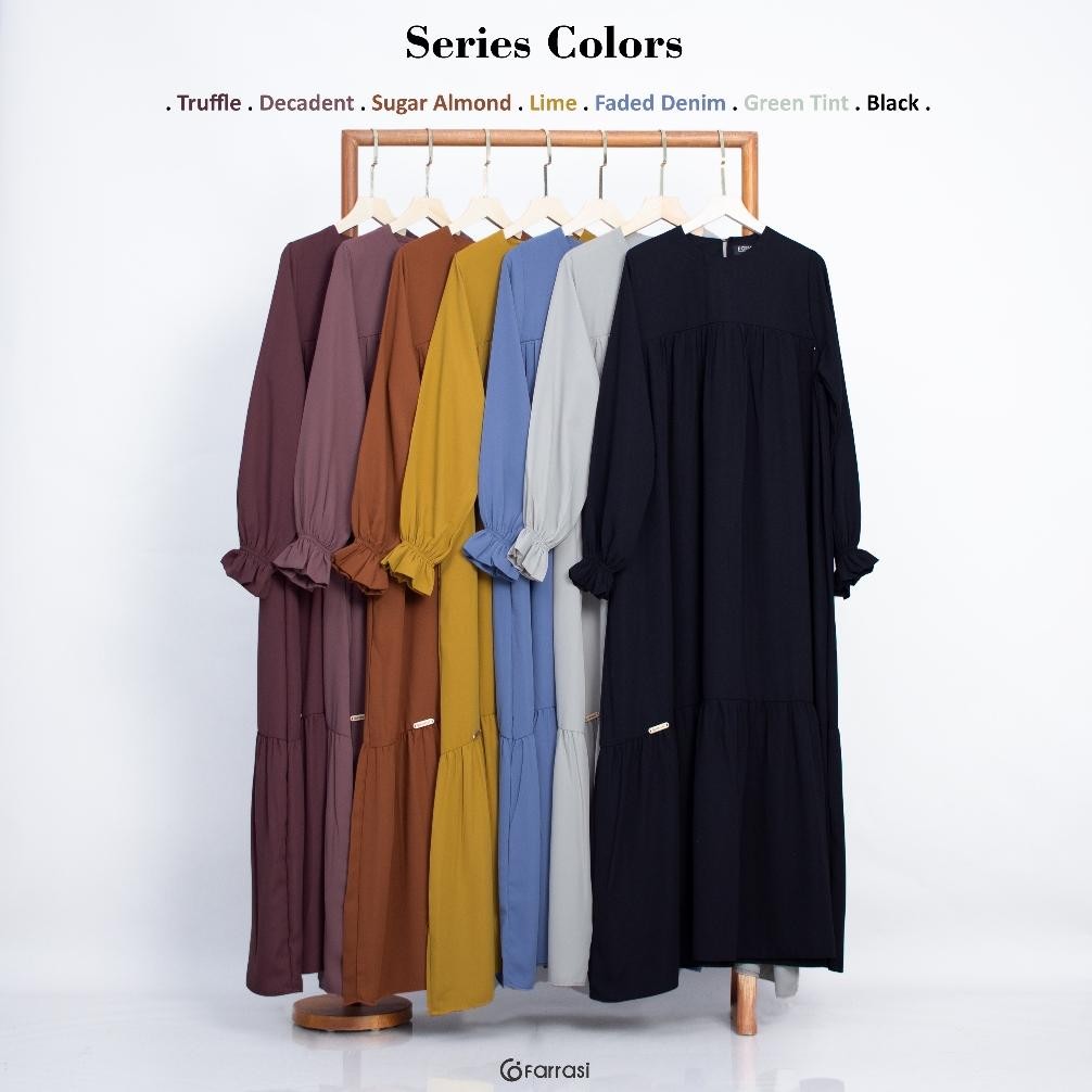 Gamis Wanita Farrasi Dress Yumna Racun Shopee