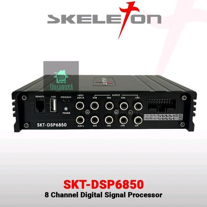 Dsp - Digital Signal Processor 8 Channel - Built In Amplifier - Skeleton - Skt Dsp6850