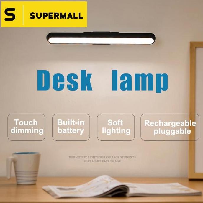 SUPERMALL Lampu Baca / Lampu Meja / Dinding Kamar - LED Tempel Magnet