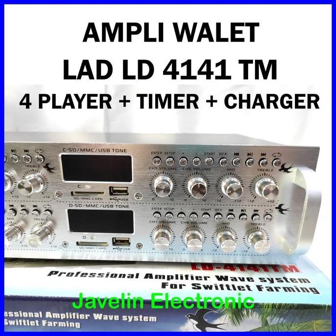 Amplifier Walet Lad Ld 4141T / 4141 Tm / Ampli Walet Ld 4141 T