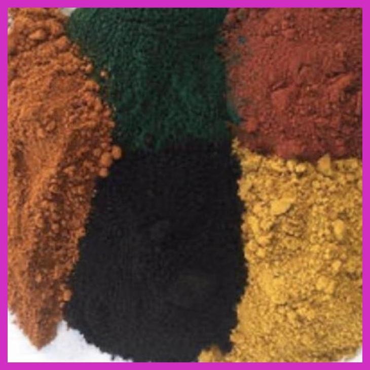 (SEKOLAH) IRON OXIDE BAY FERROX BAYERN RED 4110 PEWARNA BAHAN DASAR AIR ( CAT AIR / SEMEN / SABUN CO