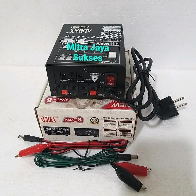 Ampli Audax Axm 8 Analog Amplifier Walet Volume Potensio