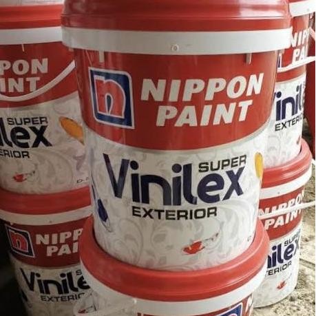 Nippon Paint Super Vinilex Exterior Ikan 25Kg Pail Lily White