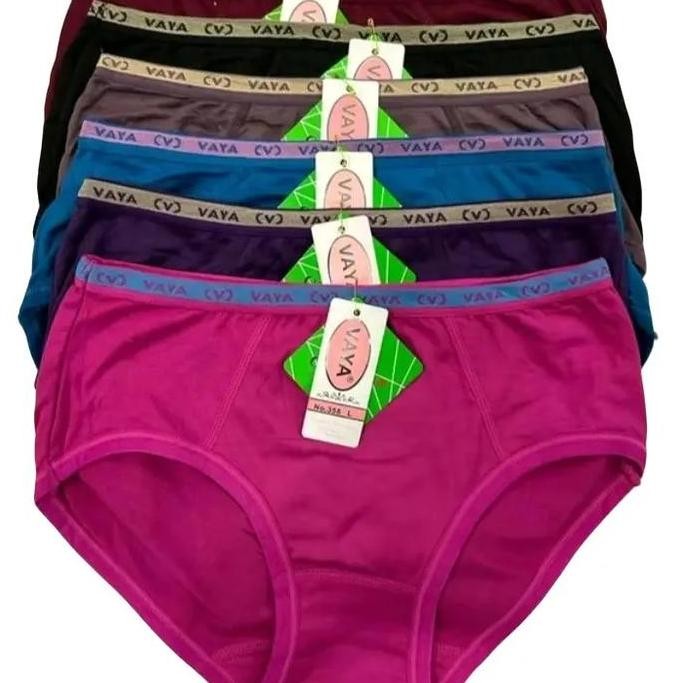 Promo PROMO 3 PCS - 6 PCS & 12 PCS CD Wanita  Bahan Katun Merk VAYA 358 / Nyaman  Lembut Elastis Ant