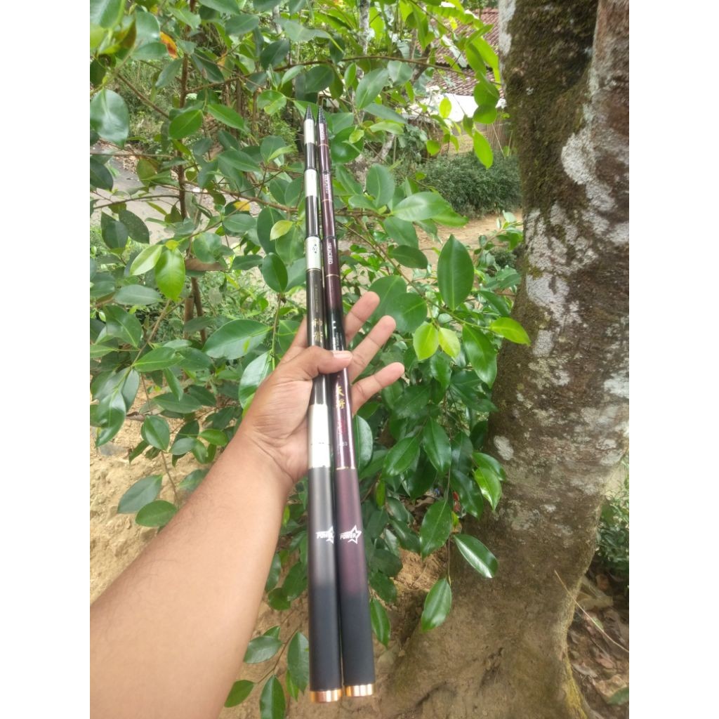 joran tegek izumi power & exceed 450cm custom kolong kawat seting lurus