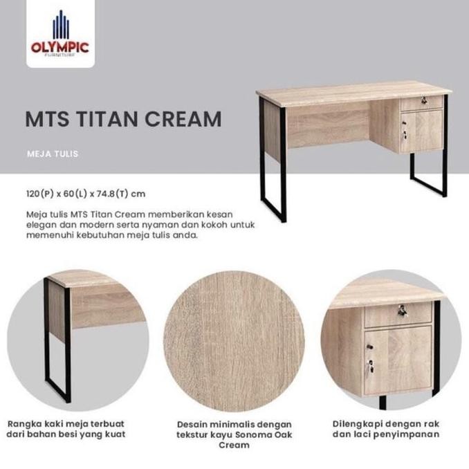 Meja tulis olimpic kaki besi