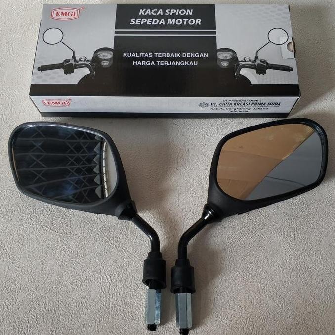 Spion Honda VARIO 110 VARIO TECHNO KARBU Model Standart Kualitas Ori merk EMGI 9227