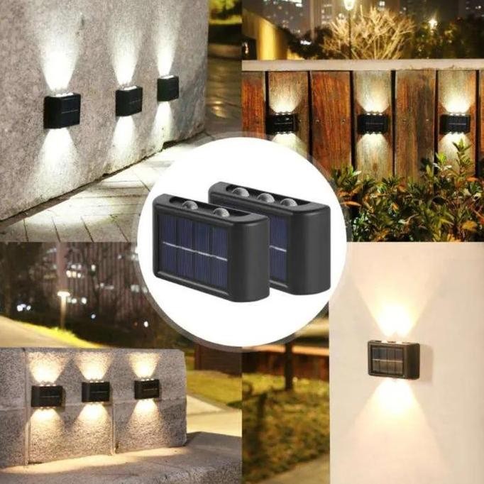 Lampu Dinding Outdoor-Lampu Dinding Tenaga Surya-Anti Air
