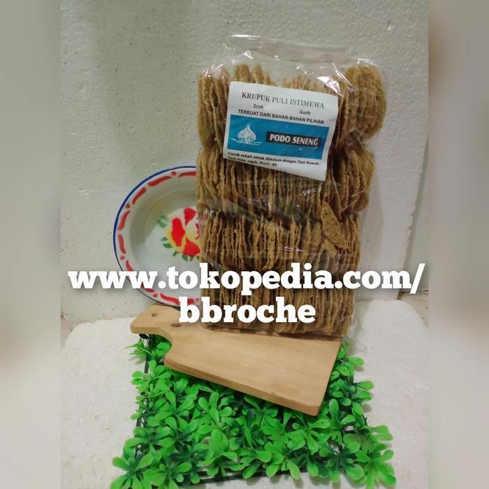 Karak Kerupuk Beras Gendar Puli Mentah Kiloan 1 Kg