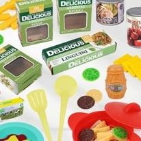 Mainan Edukasi Anak Diy Mainan Masak Masakan Dapur Set Spageti Kentang Goreng Set 36Pcs