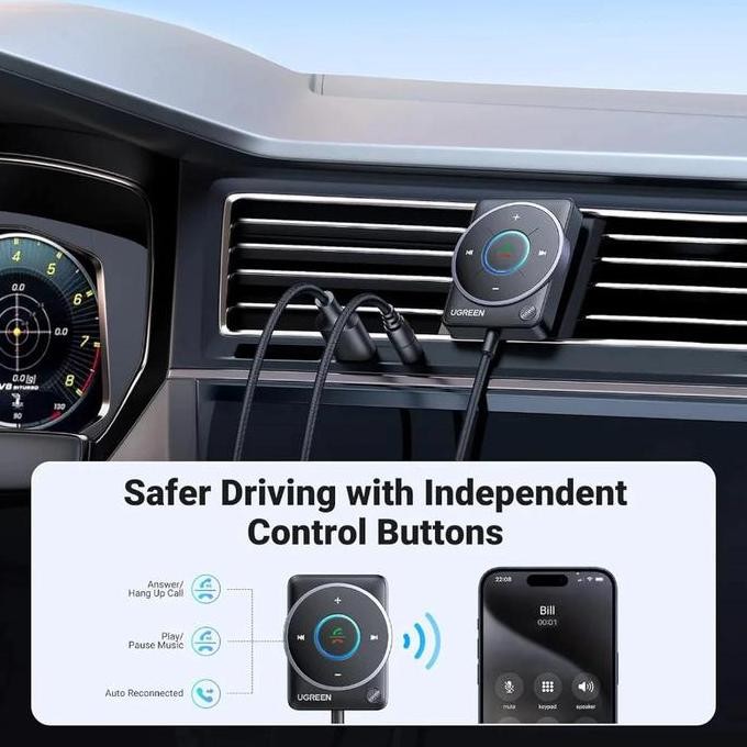 Ugreen Bluetooth 5.0 Receiver Aux 3.5Mm - Ugreen Aux 3.5 Car Receiver