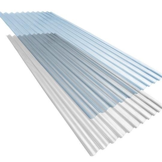 atap gelombang 11 plastik pvc transparant bening LEBAR 80CM GELOMBANG 11