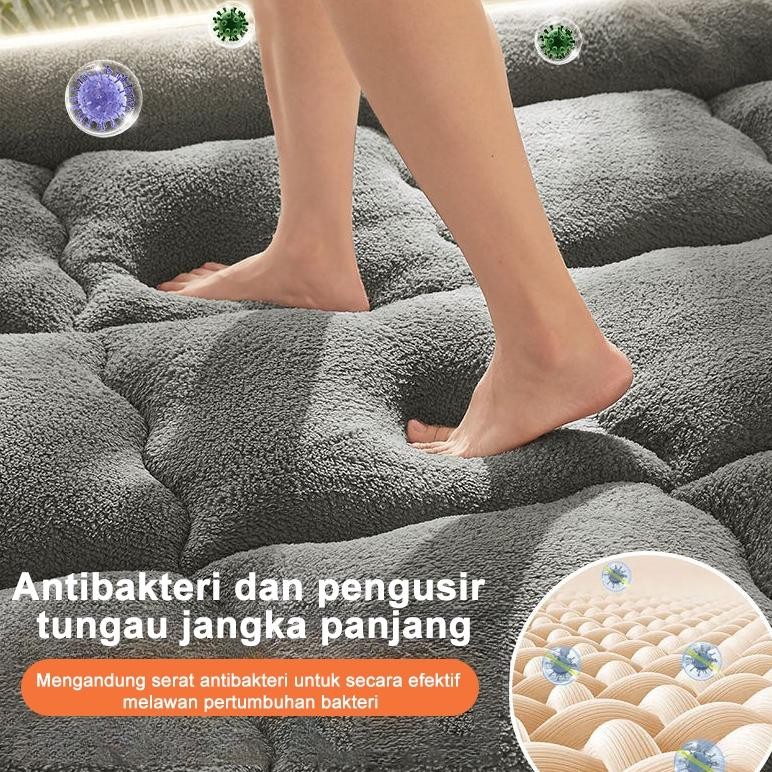 Kasur Lantai Berkualitas Tinggi Kasur Kulit Domba Kasur Lipat Tebal Dan Super Empuk Ukuran 180*200*5