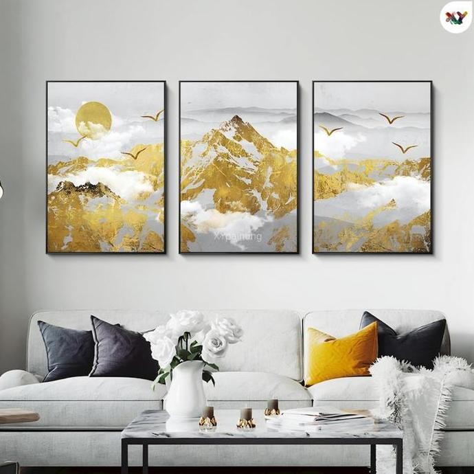 lukisan dinding minimalis modern hiasan dinding lukisan kanvas