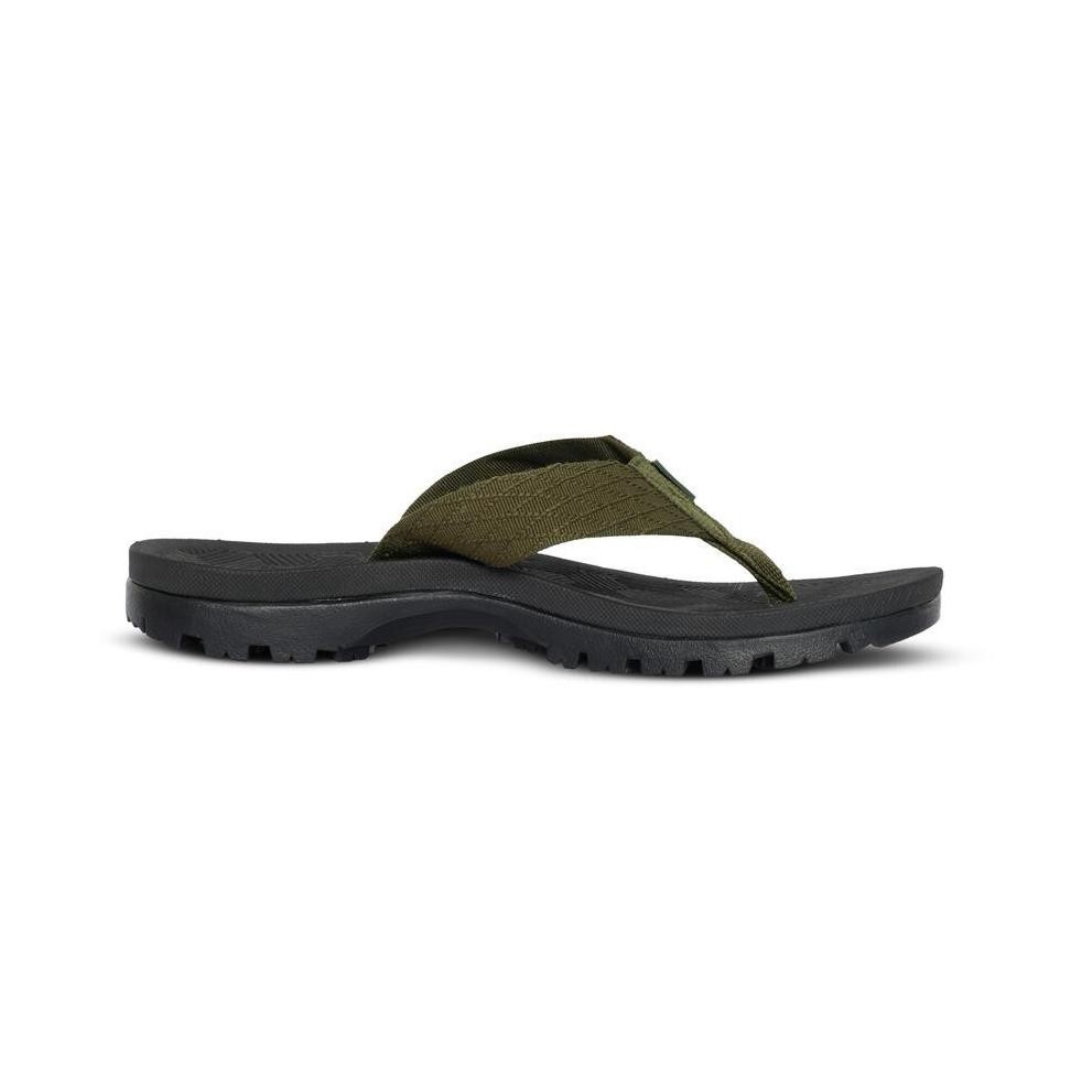 EIGER BHARDEV PINCH SOLE BLACK SANDALS