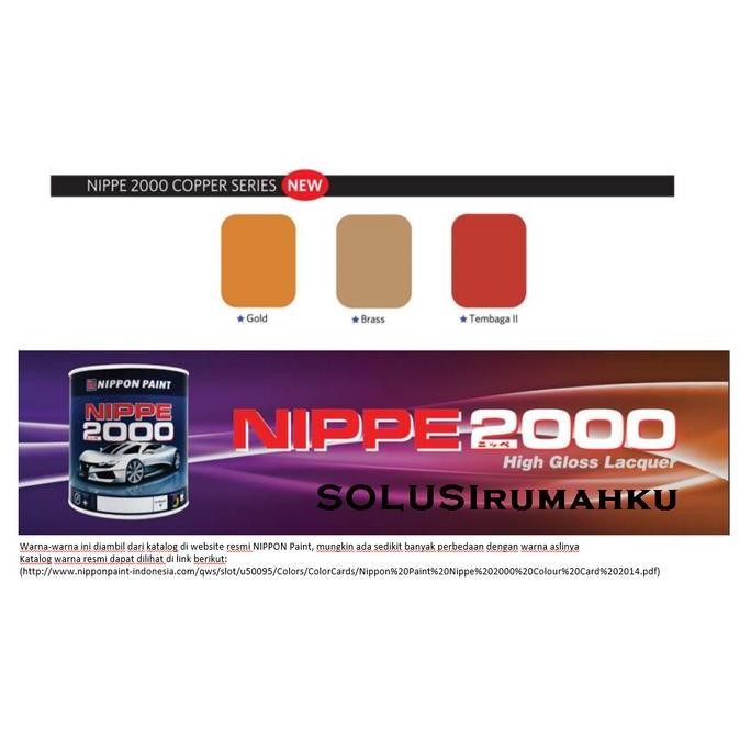 Cat Duco/Duko Nippe 2000 COPPER Series 1 Kg Warna Gold Brass Tembaga