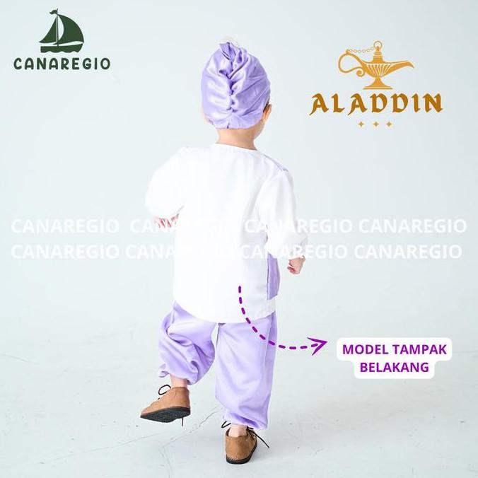 Kostum Aladin Prince Aladdin Putri Yasmine/ Anak Laki Laki / Aladin Disney