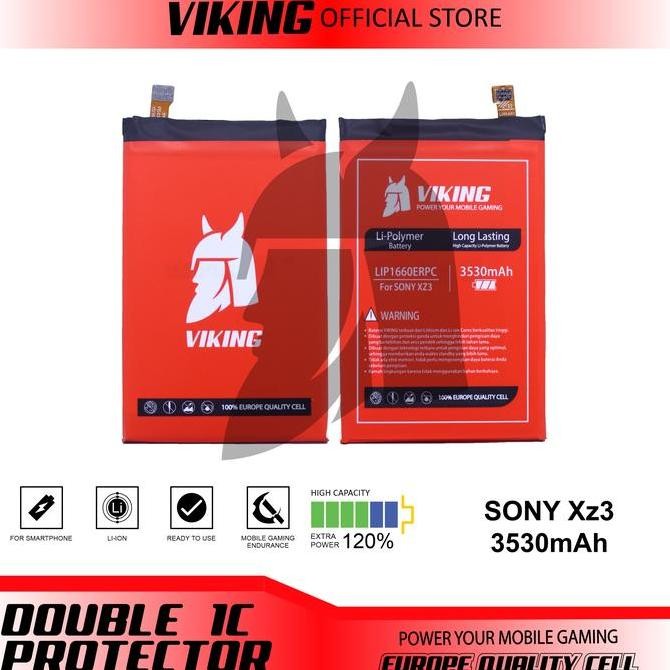 Viking Baterai Sony Xperia Xz3 Lip1660Erpc Double Power