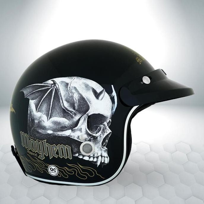 Marzano Helmet -  Helm Retro Marzano X Mayhem