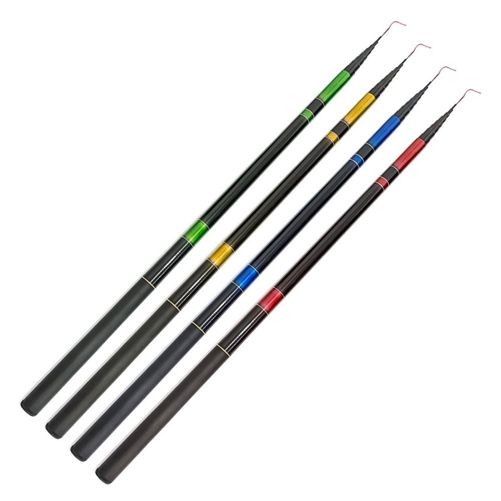 Terjangkau PASIFIK - Joran Tegek 1.80M - 5.40M Joran Pancing Kualitas Tinggi Super Ringan Serat Kaca