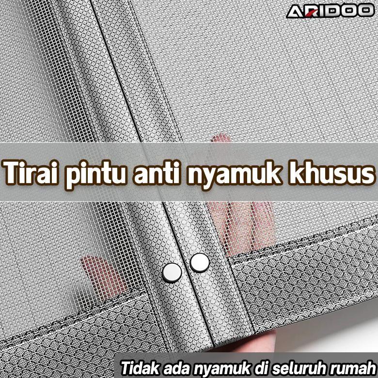 100% Anti Nyamuk Serangga Tirai Magnet pintu Premium Tebal fiberglass 90cm x 210cm 100x 210cm Tirai 