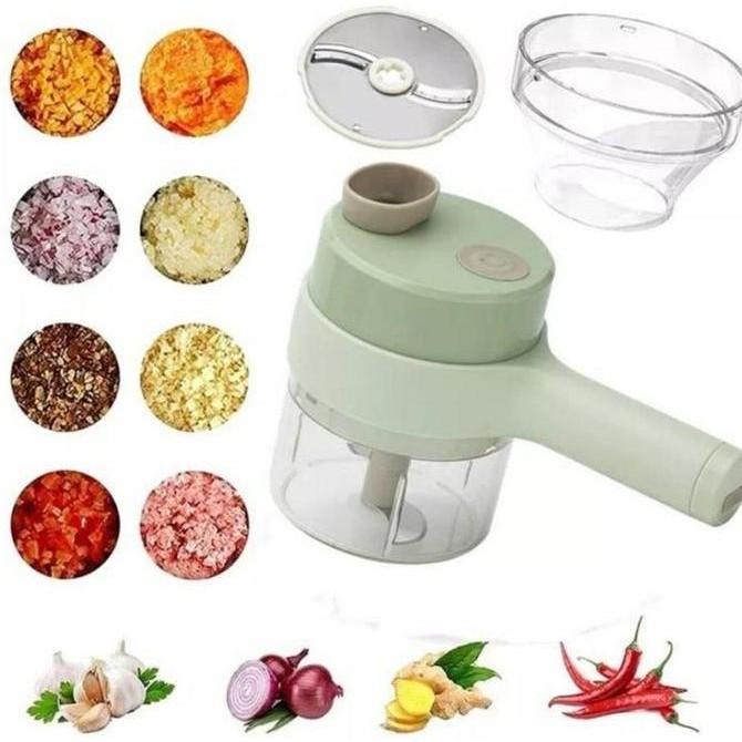 4in1 Food Chopper Multifungsi - Blender Chopper 4in1 Portable Mini