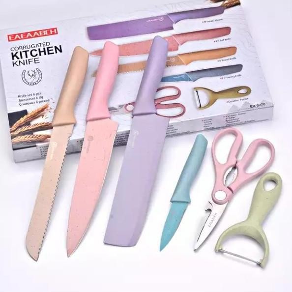 Set 6 In 1 Stainless Steel Anti Lengket Kitchen Evcriverh