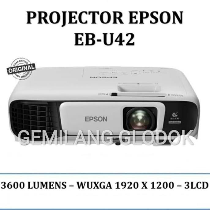 DI123 >> Proyektor Epson EB U42 WUXGA Projector EPSON EB-U42 3CD HDMI