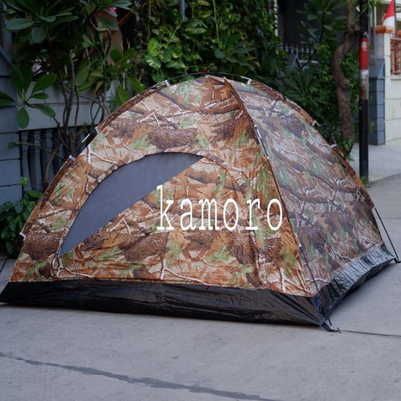 Tenda Camping Gunung Camo Loreng 200X200X135 Cm Kap 4 - 5 Orang JY-50