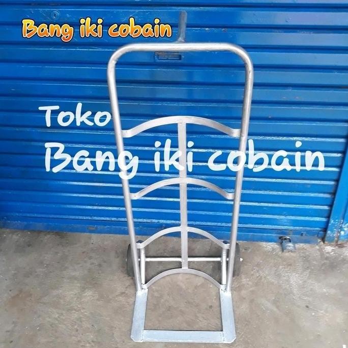 Troli Galon Air Aqua Trolley Troli  Angkut Barang Troli Besi IQB
