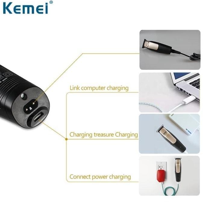Kemei Km-3202 Hair Clipper Modelling 2In1 Alat Cukur Rambut Original