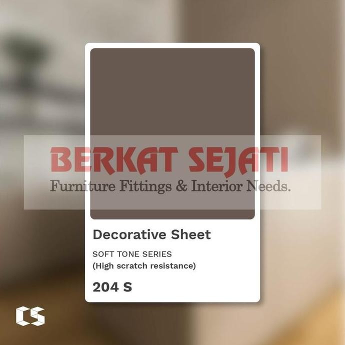 Promo Decosheet Coklat CS 204 S SOFT TOUCH Decosit Dekosit Furniture Taco COD