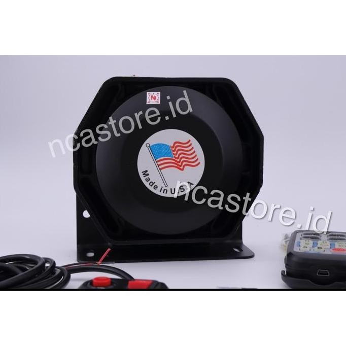 Paket Toa Federal Signal Slim Dan Ampli Wireless Tipe As920 Mobil