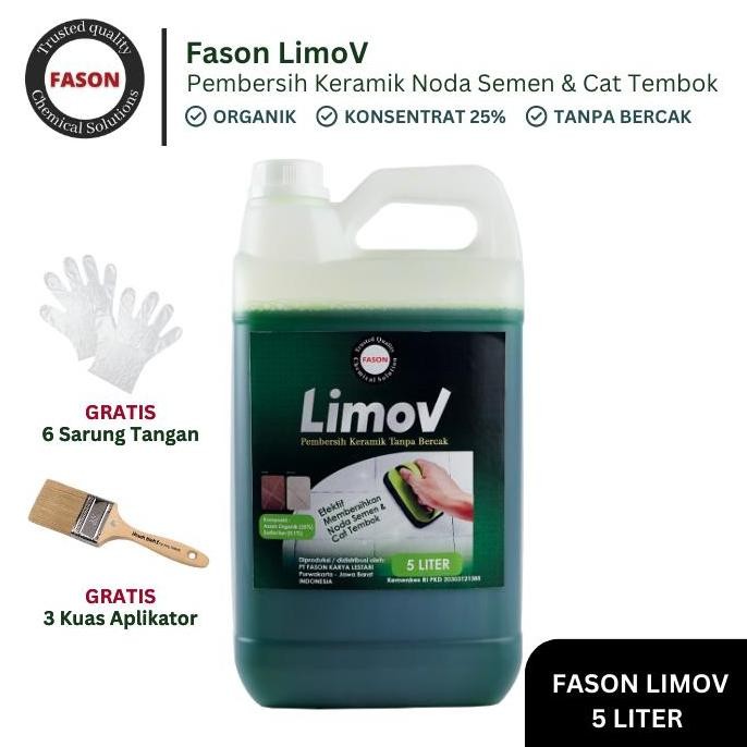 Pembersih Keramik Fason Limov 5 Liter