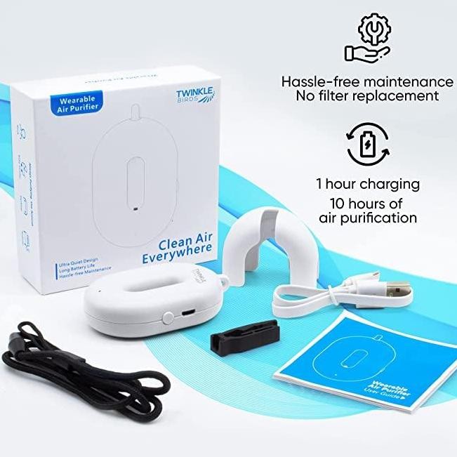 Portable Air Purifier Necklace Kalung Air Purifier Original