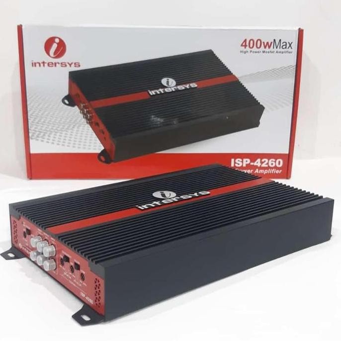 Power Intersys Isp - 4260 Power 4 Ch Amplifier Intersys