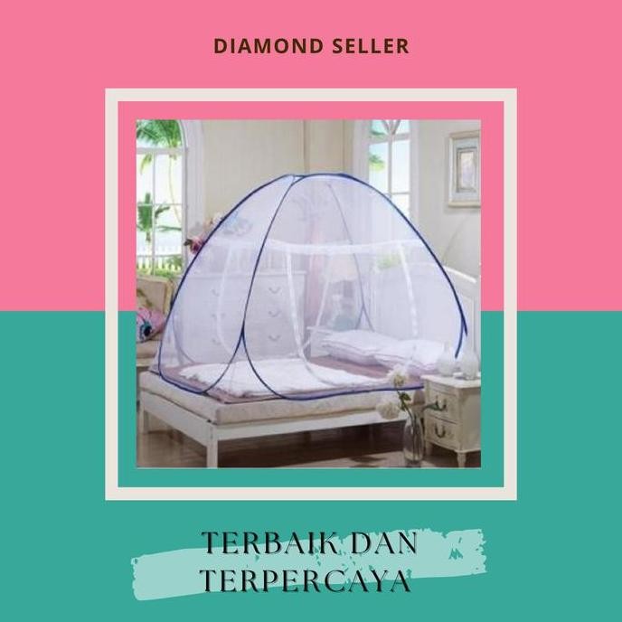 Kelambu Tenda 160x200/Kelambu Kotak Lipat