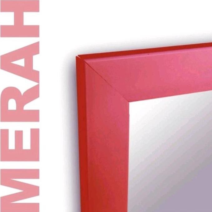 Standing mirror minimalis (9033)cm Kaca Cermin Putih standing kaca wedding standing mirror