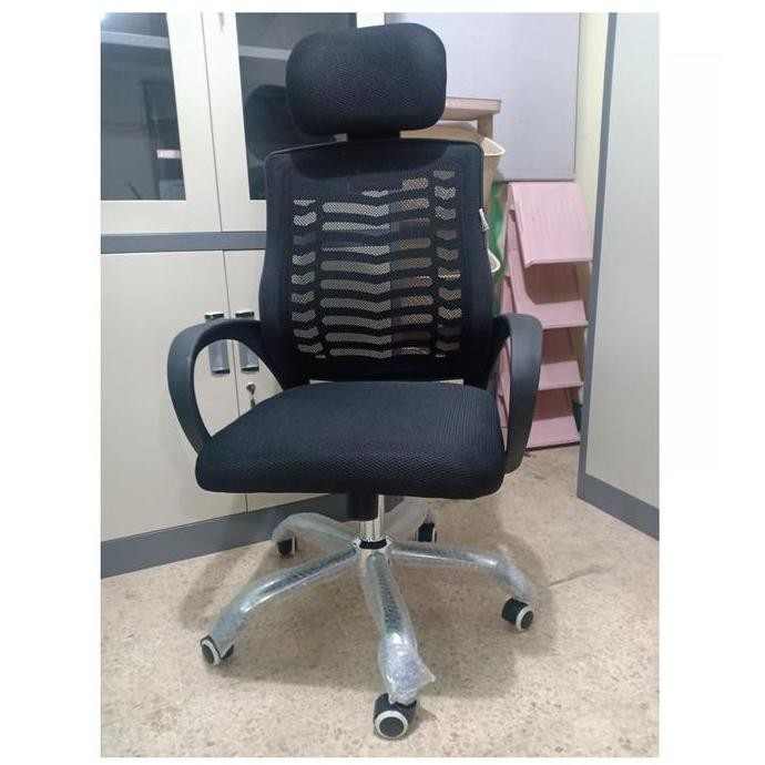 Kursi Kantor Jaring KK053 / Kursi Kerja / Kursi Jaring Headrest