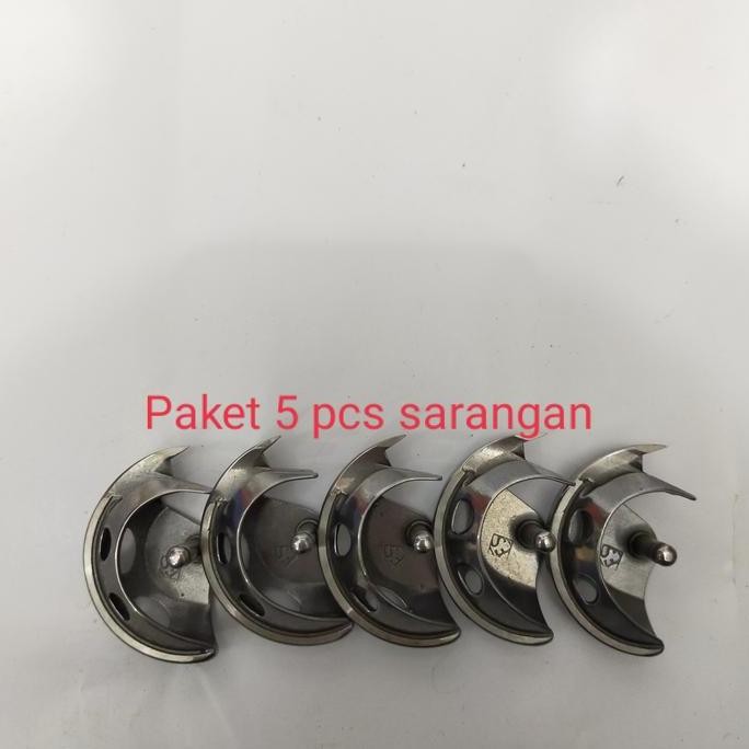 paket 5 pcs Rotary hook sarangan Rumah sekoci mesin jahit Butterfly TERBAIK