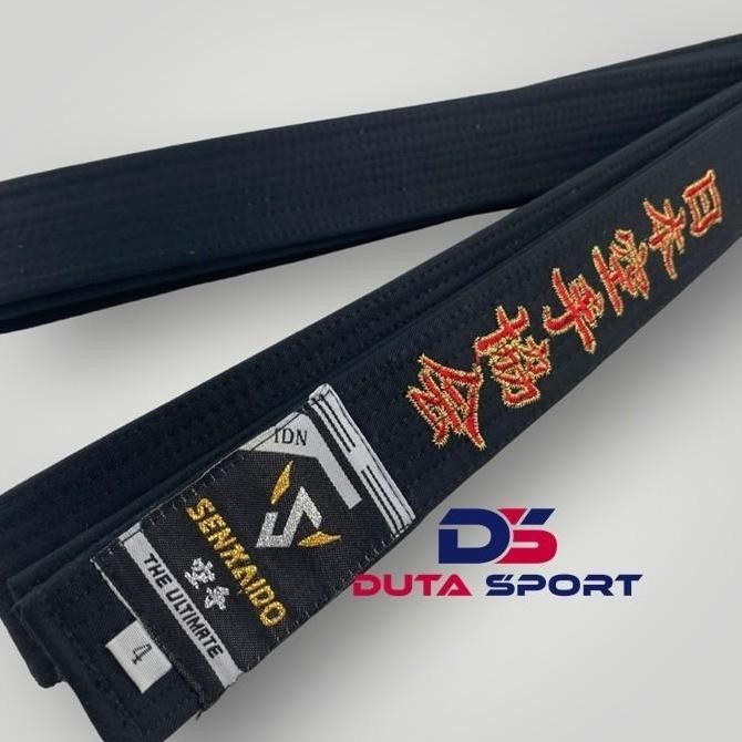 Sabuk Hitam SENKAIDO The Ultimate Master Gi Karate Black Belt Original