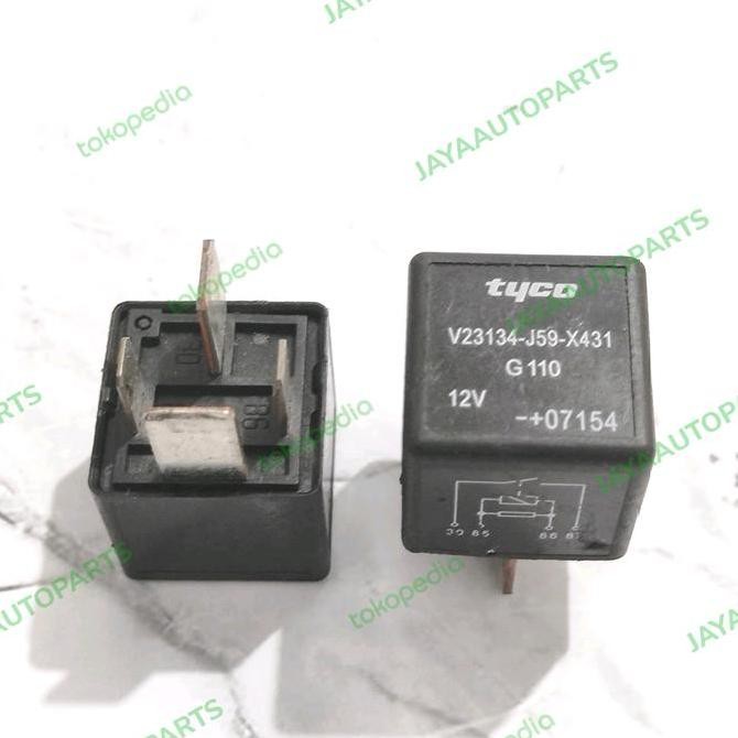 RELAY TYCO KAKI 4 12VOLT V23134-J59-X431 HEMAT