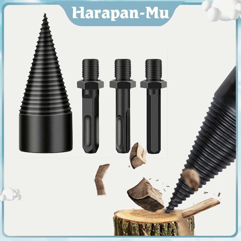 UGNDA Mata Bor Pemecah Kayu 32mm Mata Bor Kayu Bakar Mesin Pemecah Kayu Bakar Aksesori