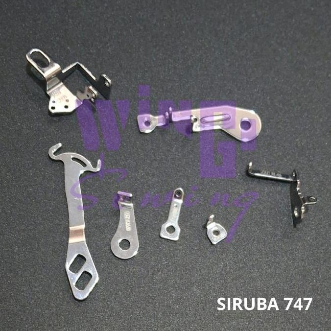 SIRUBA 747 Jalur Benang Set Siruba Benang 4 Mesin Jahit Obras Industri BARU